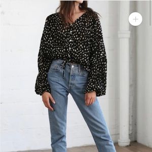 Polka Dot Boho Top